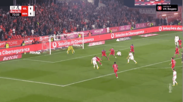 73'施耶德鲁普破门! 吉维森特 1- 2本菲卡