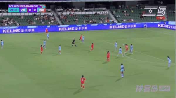 30'颜氏文苏破门! 越南女足 1- 0印度女足