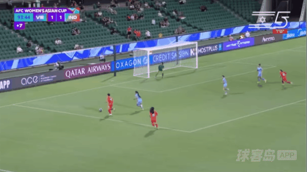 94'颜氏文苏破门! 越南女足 2- 1印度女足