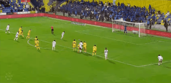 95'本拉赫马点球破门! 布赖代塔亚文 0- 1新未来城体育