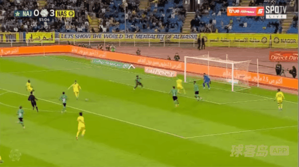 52'马内破门! 阿尔纳泽马 0- 4利雅得胜利