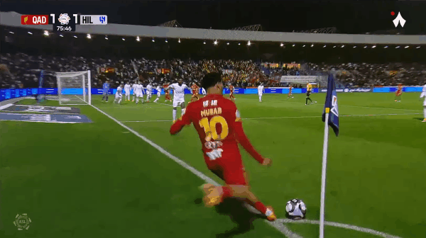 76'奎利诺斯破门! 卡达西亚 2- 1利雅得新月