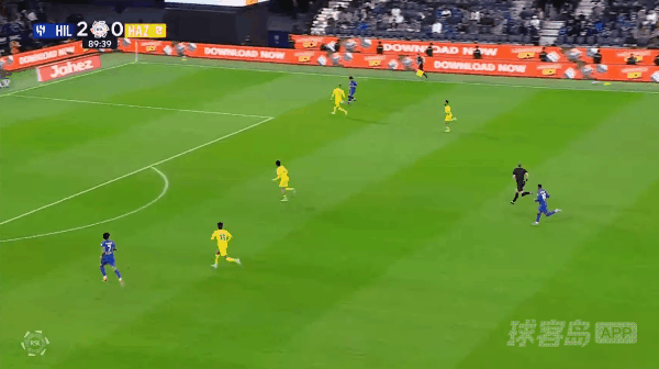 90'努涅斯破门! 利雅得新月 3- 0艾哈斯姆