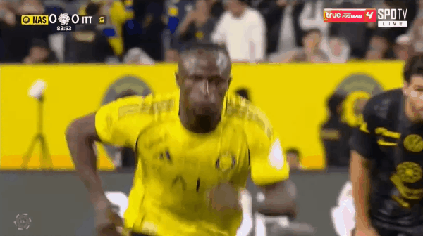 84'马内点球破门! 利雅得胜利 1- 0吉达联合