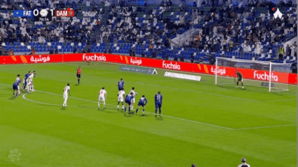 77'巴特纳点球破门! 阿尔菲斯 1- 1达马克