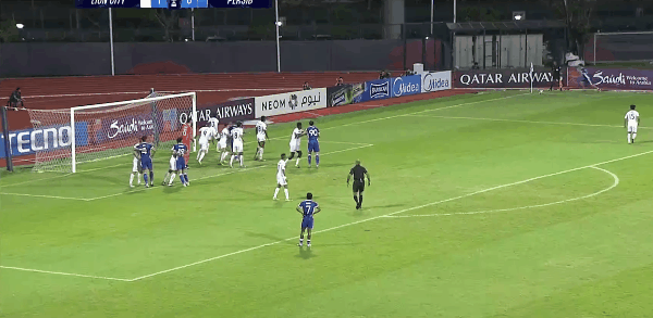 11'普特罗斯破门! 狮城水手 1- 1万隆
