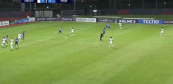 62'阿努尔破门! 狮城水手 2- 2万隆