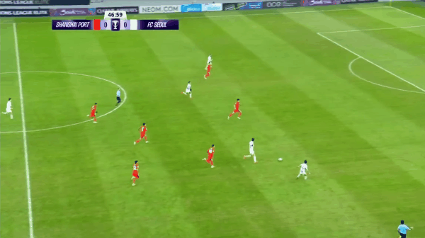 48'林加德破门! 上海海港 0- 1FC首尔