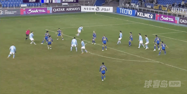 93'尤尼斯破门! 蔚山HD 1- 2墨尔本城