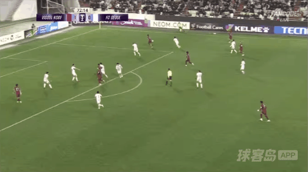 73'酒井高徳破门! 神户胜利船 2- 0FC首尔