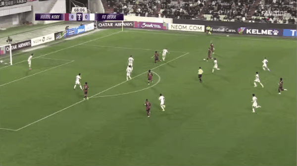 69'武藤嘉纪破门! 神户胜利船 1- 0FC首尔