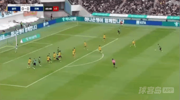 49'李洞俊破门! 光州FC 0- 1全北现代