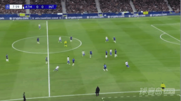 9'阿尔瓦雷斯破门! 马德里竞技 1- 0国际米兰