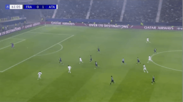 62'艾德森破门! 法兰克福 0- 2亚特兰大