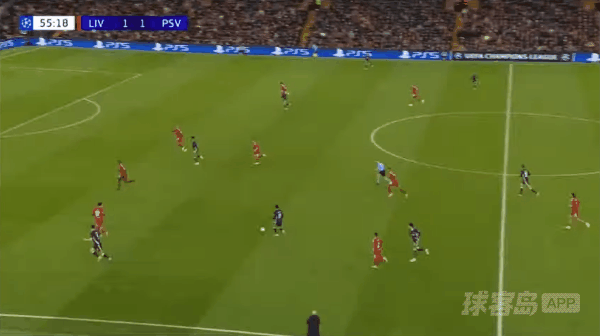 56'蒂尔破门! 利物浦 1- 2埃因霍温
