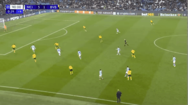 91'谢尔基破门! 曼城 4- 1多特蒙德