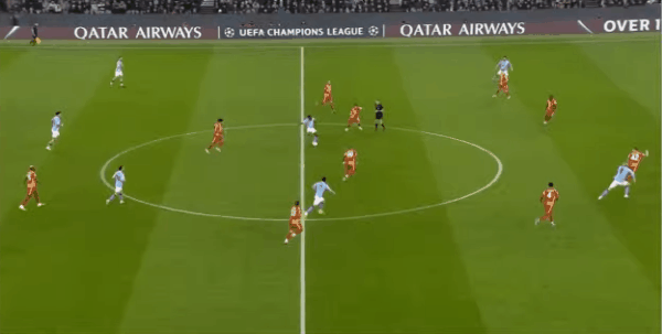 10'哈兰德破门! 曼城 1- 0加拉塔萨雷