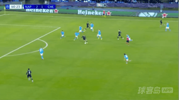 61'佩德罗破门! 那不勒斯 2- 2切尔西