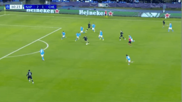61'佩德罗破门! 那不勒斯 2- 2切尔西