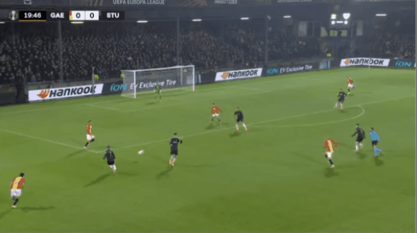 20'勒威林破门! 前进之鹰 0- 1斯图加特