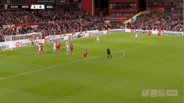 44'卡利穆恩多破门! 诺丁汉森林 2- 0马尔默
