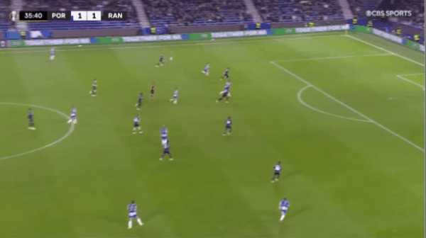 36'穆拉破门! 波尔图 2- 1格拉斯哥流浪者