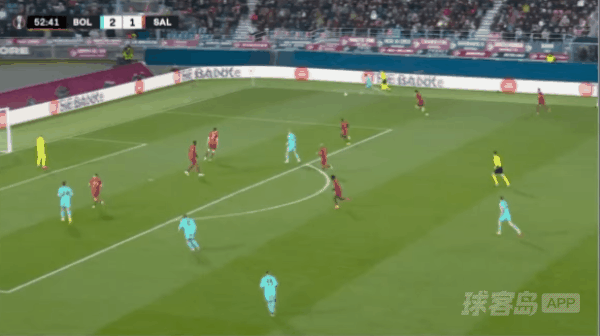 53'贝尔纳代斯基破门! 博洛尼亚 3- 1萨尔茨堡