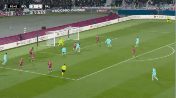 86'奥尔索利尼破门! 博洛尼亚 4- 1萨尔茨堡