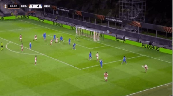 86'纳瓦罗破门! 布拉加 3- 4亨克