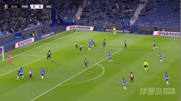 1'维加破门! 波尔图 1- 0尼斯