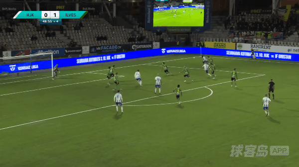 50'林曼破门! 赫尔辛基 1- 1埃尔维斯
