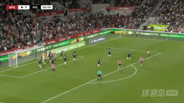 57'希基破门! 布伦特福德 1- 1阿斯顿维拉
