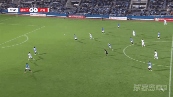 33'中岛洋太朗破门! 横滨FC 0- 1广岛三箭
