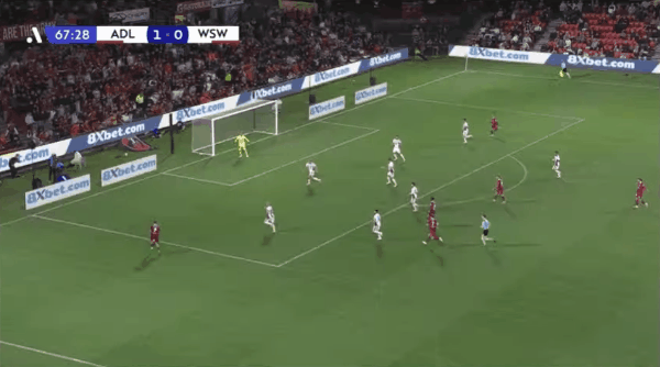 68'古德温破门! 阿德莱德联 2- 0西悉尼流浪者