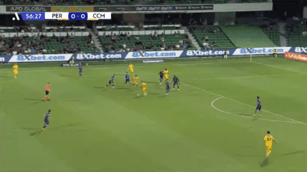 57'布兰特曼破门! 珀斯光荣 0- 1中部海岸海员