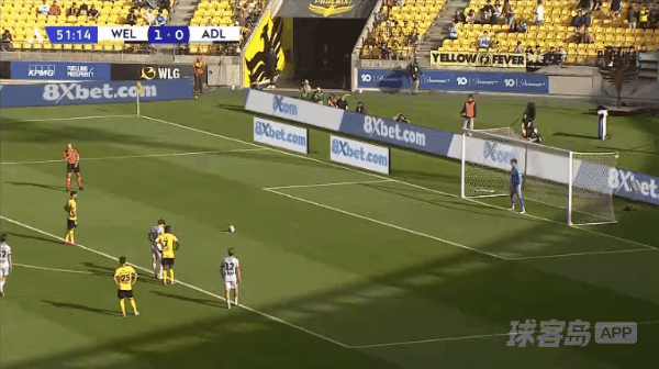 52'纳贾林点球破门! 惠灵顿凤凰 2- 0阿德莱德联
