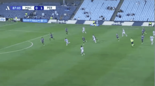 88'沙蒙破门! 麦克阿瑟 0- 2珀斯光荣