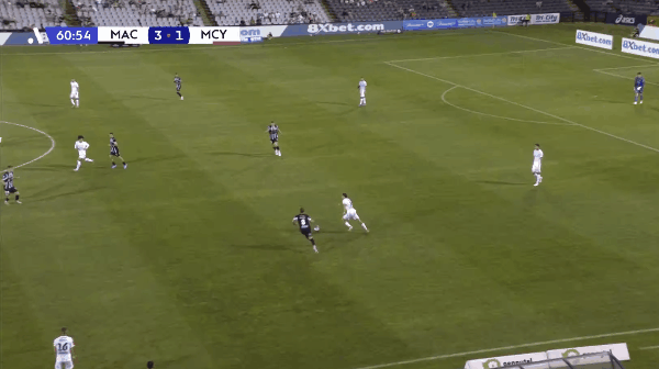 62'维克里破门! 麦克阿瑟 4- 1墨尔本城