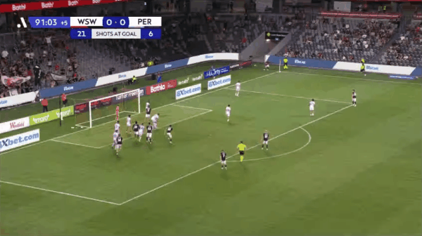 92'弗雷泽破门! 西悉尼流浪者 1- 0珀斯光荣