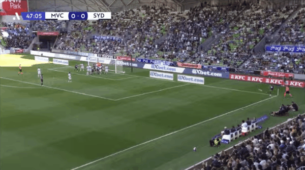 48'戴维森破门! 墨尔本胜利 1- 0悉尼FC