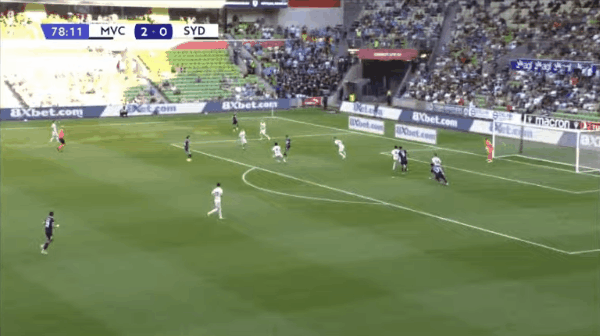 79'杰拉西奇破门! 墨尔本胜利 3- 0悉尼FC