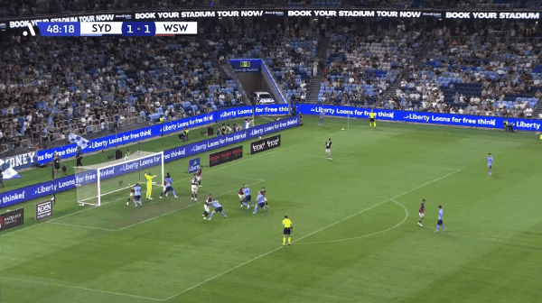 49'蒂斯朗破门! 悉尼FC 2- 1西悉尼流浪者