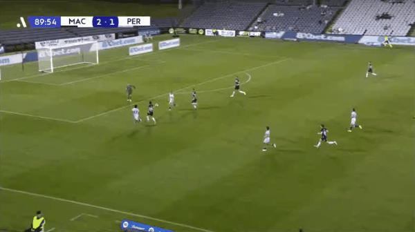 90'科拉科夫斯基破门! 麦克阿瑟 2- 2珀斯光荣