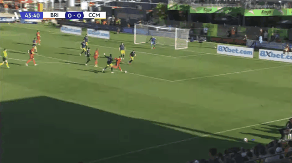44'达戈斯蒂诺破门! 布里斯班狮吼 1- 0中部海岸海员