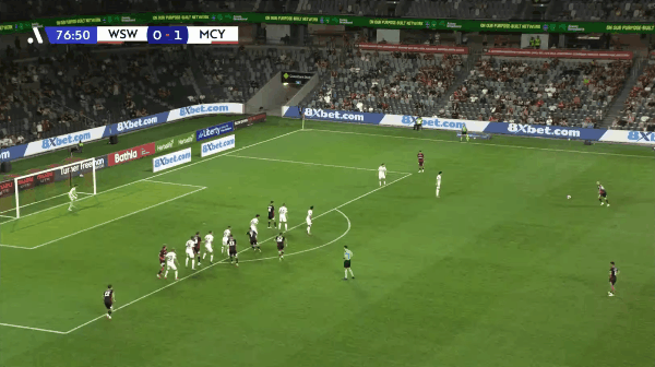 77'克拉耶夫破门! 西悉尼流浪者 1- 1墨尔本城