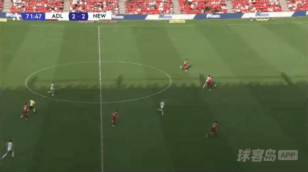 72'泰勒破门! 阿德莱德联 1- 3纽卡斯尔喷气机