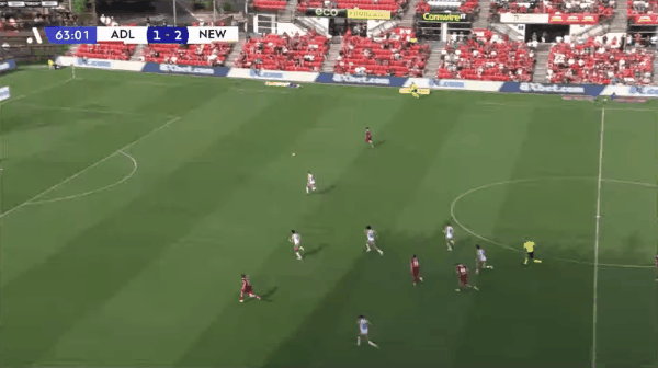 64'杜库利破门! 阿德莱德联 1- 2纽卡斯尔喷气机
