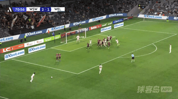 71'埃泽破门! 西悉尼流浪者 2- 2惠灵顿凤凰