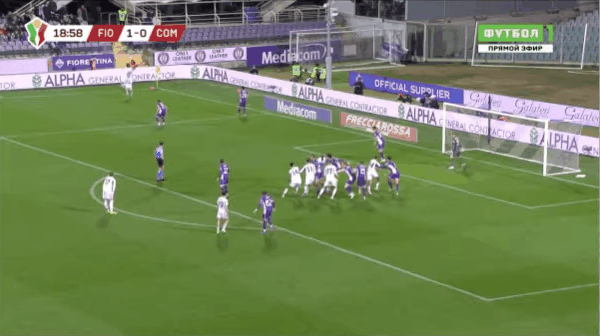 20'罗伯托破门! 佛罗伦萨 1- 1科莫