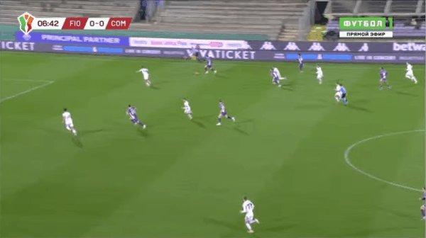 7'皮科利破门! 佛罗伦萨 1- 0科莫